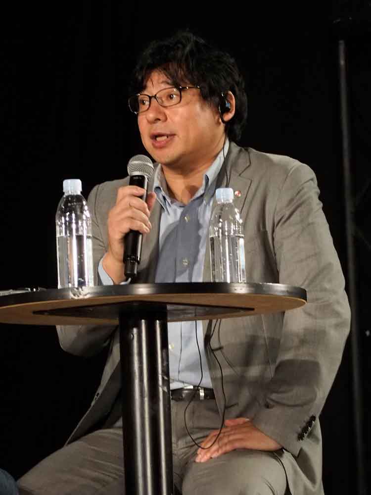 【TGS2019】取材レポート：SMBC日興証券でシニアアナリストを務める前田栄二氏。